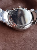 Fossil Men’s FS5024 Grant Chronograph Two-Tone Rose and Silver Stainless Steel Watch