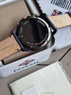 FOSSIL Grant Chronograph Black and Blue Dial Men's Watch FS5061