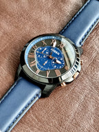 FOSSIL Grant Chronograph Black and Blue Dial Men's Watch FS5061