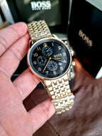 BOSS Men's Chronograph Quartz Watch with Stainless Steel Strap 1513531