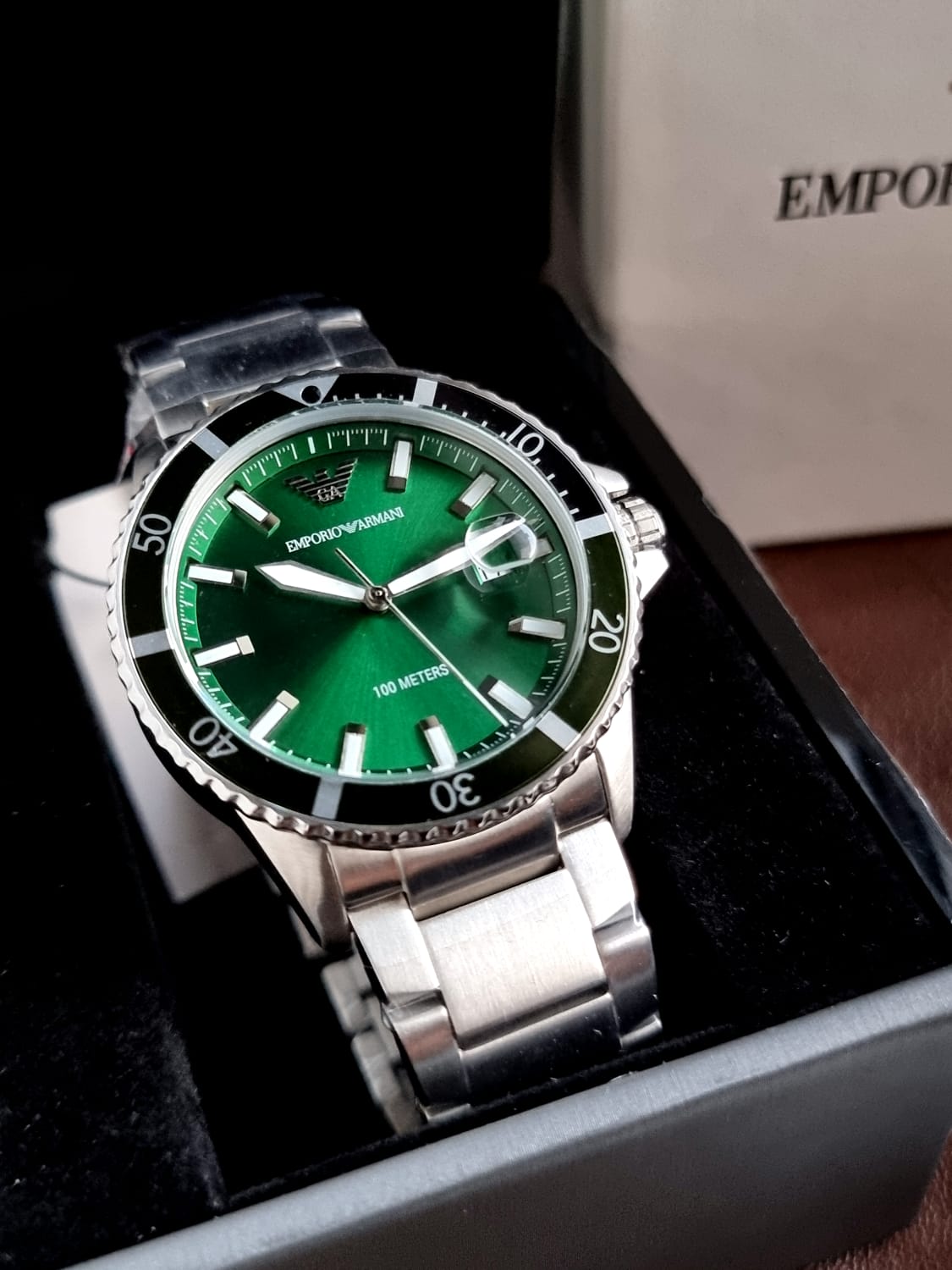 Emporio Armani Men's Chronograph Quartz Stainless Steel Watch AR11338