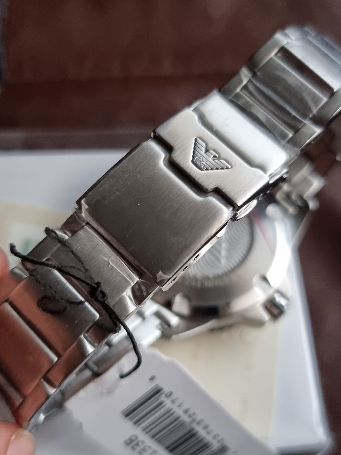 Emporio Armani Men\'s AR11338 Quartz Steel Watch Stainless Chronograph