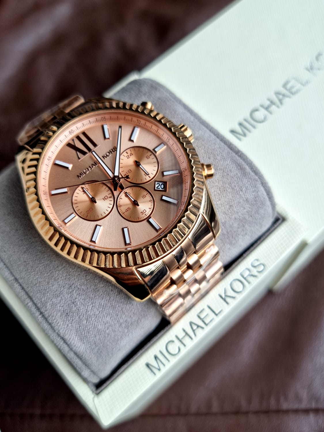 Michael Kors Mens Quartz Watch, Analog Display and Stainless Steel