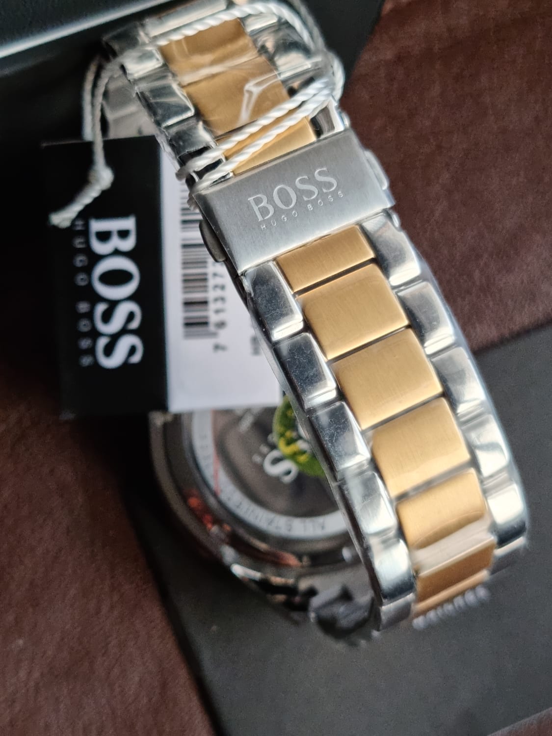 Hugo Boss Men’s Chronograph Quartz Stainless Steel Green Dial 44mm Watch 1513872