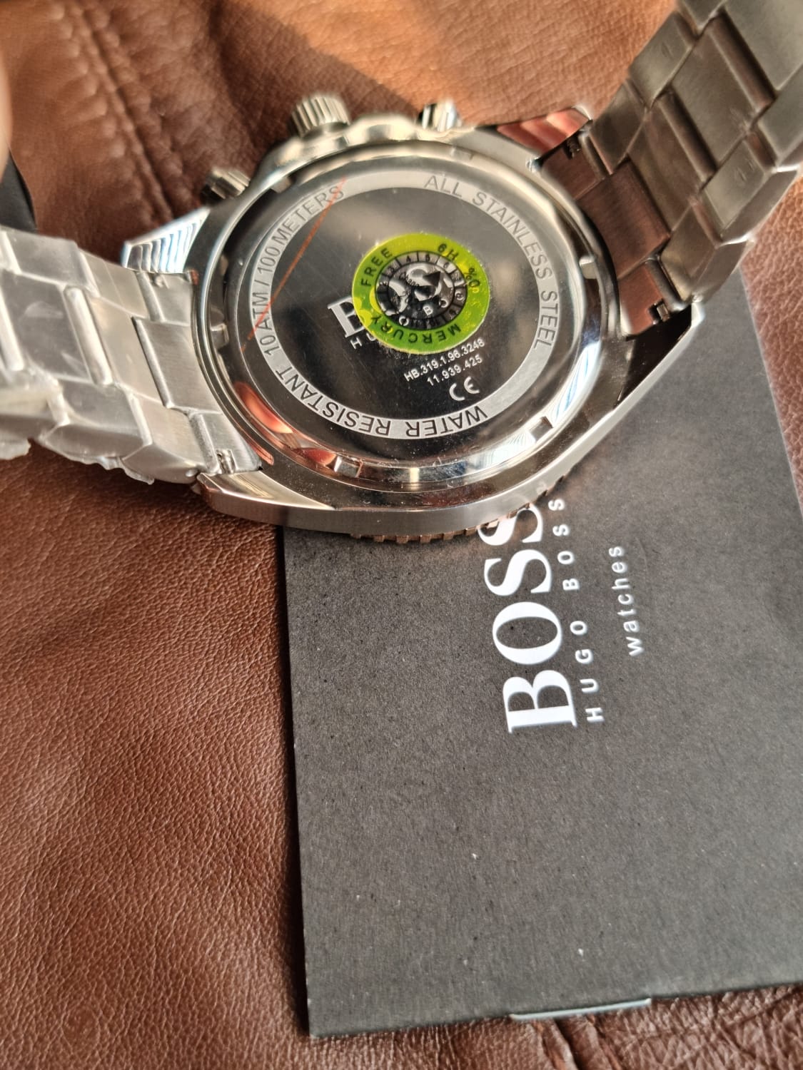 Hugo Boss Mens Chronograph Quartz Watch with Stainless Steel Strap 1513705