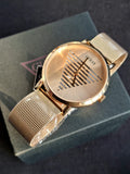 Guess Men’s Quartz Gold Stainless Steel Gold Dial 44mm Watch GW0502G1