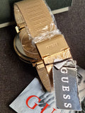 Guess Men’s Quartz Gold Stainless Steel Gold Dial 44mm Watch GW0502G1