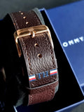 Tommy Hilfiger Men’s Quartz Leather Strap Black Dial 44mm Watch 1791631