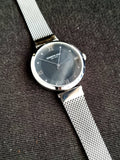 Kenneth Cole ladies Watch Mesh Chain black dial