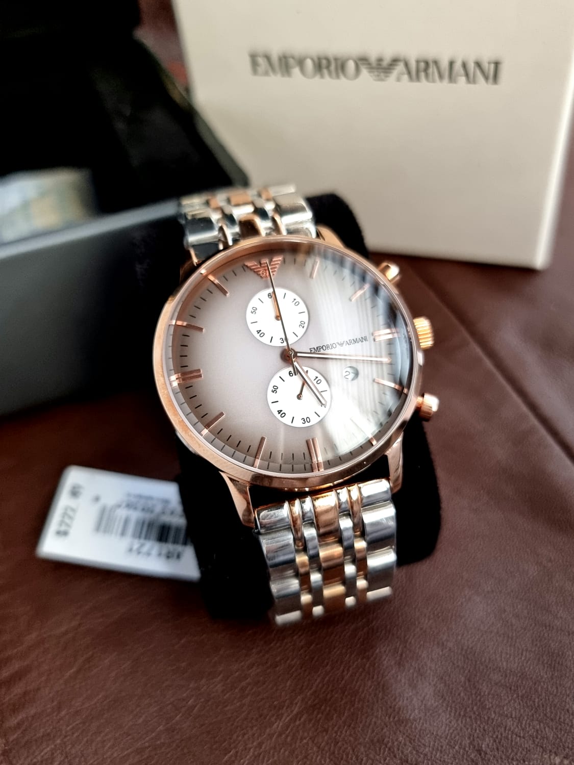 Leather Emporio Armani Ar 1721 Emporio Armani Men's Chronograph