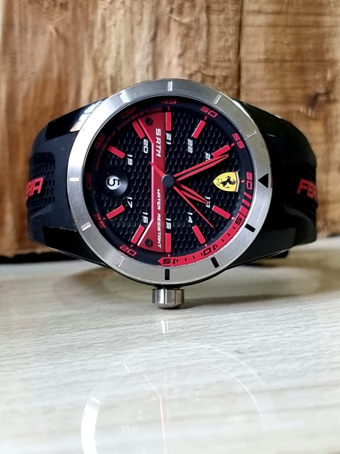 Scuderia Ferrari Analog Black Dial Men's Watch-830253