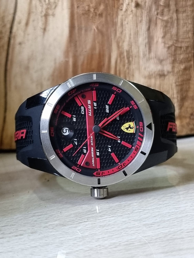 Scuderia Ferrari Analog Black Dial Men's Watch-830253 Hover Image