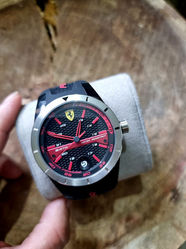 Scuderia Ferrari Analog Black Dial Men's Watch-830253 Main Image