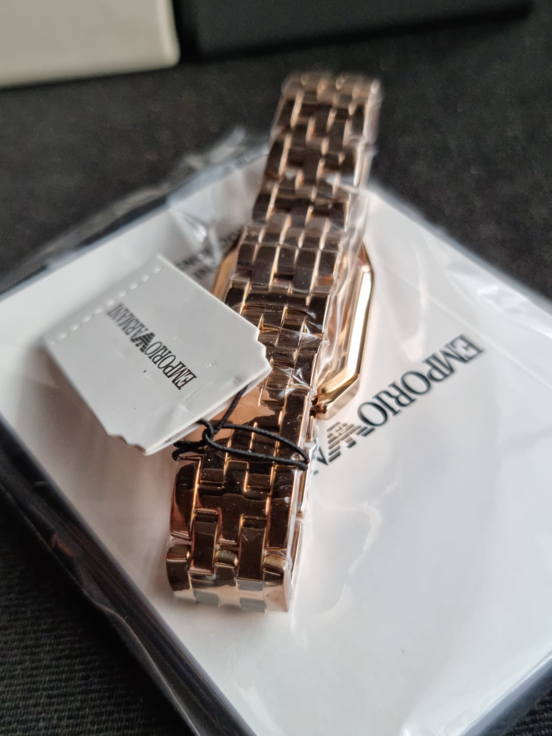 EMPORIO ARMANI Giola Quartz White Mother of Pearl Dial Ladies Watch AR11147