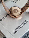 Emporio Armani Women’s Quartz Stainless Steel Black Dial 30mm Watch AR11372