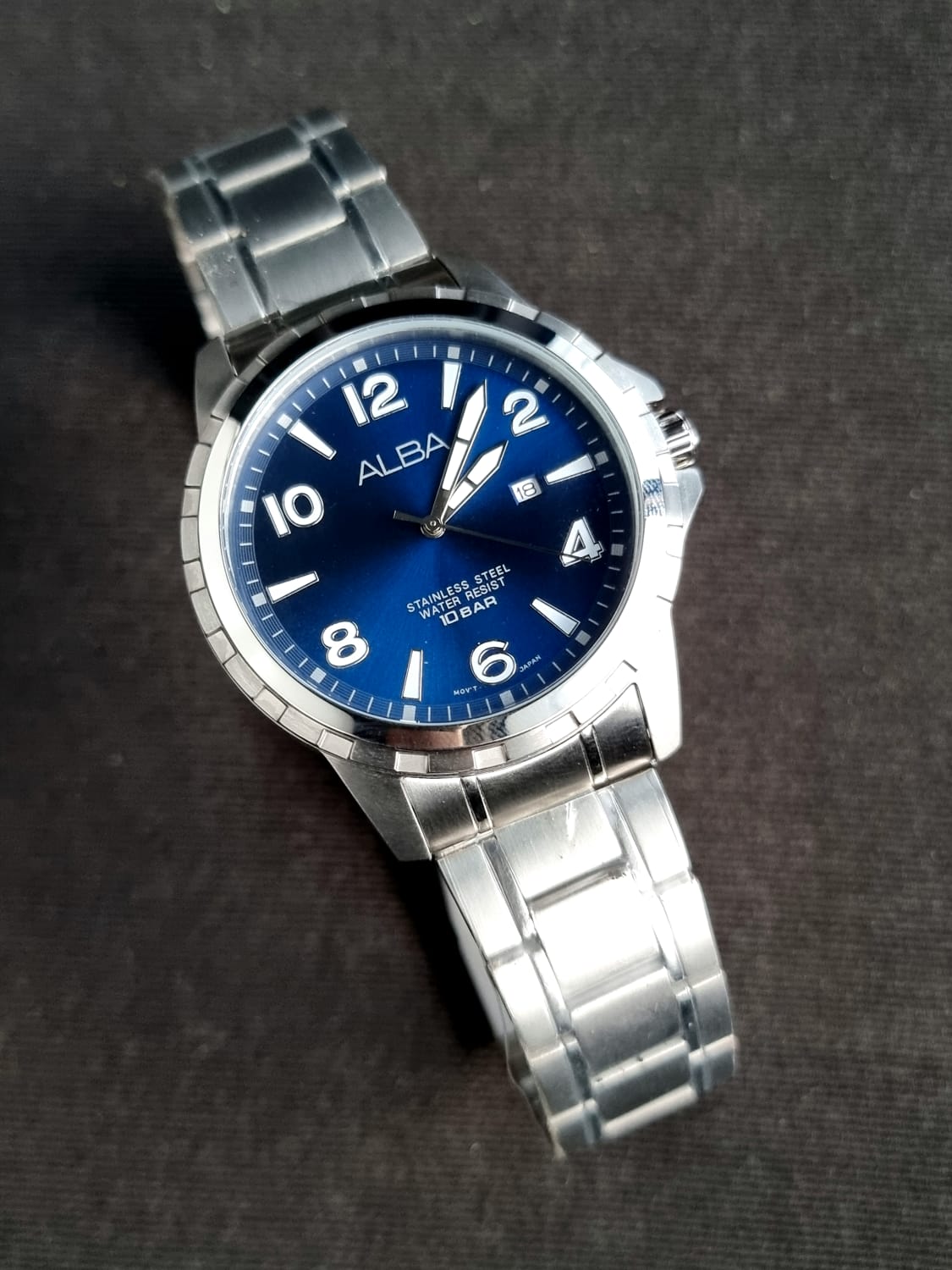 Alba Blue dial 45mm Gents Watch