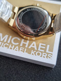 Michael Kors Mini-Lennox Three-Hand Gold-Tone Stainless Steel Watch MK7278