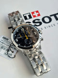 TISSOT Men’s Quartz Swiss Made Stainless Steel Black Dial 42mm Watch T055.417.11.057.00