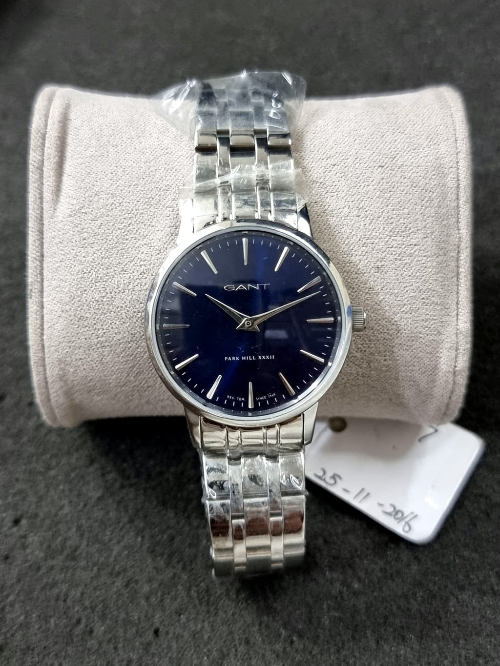 Gant Ladies Watch Blue Dial 32mm Silver Chain