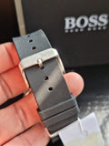 HUGO BOSSBlue Dial Black Leather Men's Watch 1512790