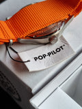 Pop Pilot Gents Watch Orange Dial Orange Strap