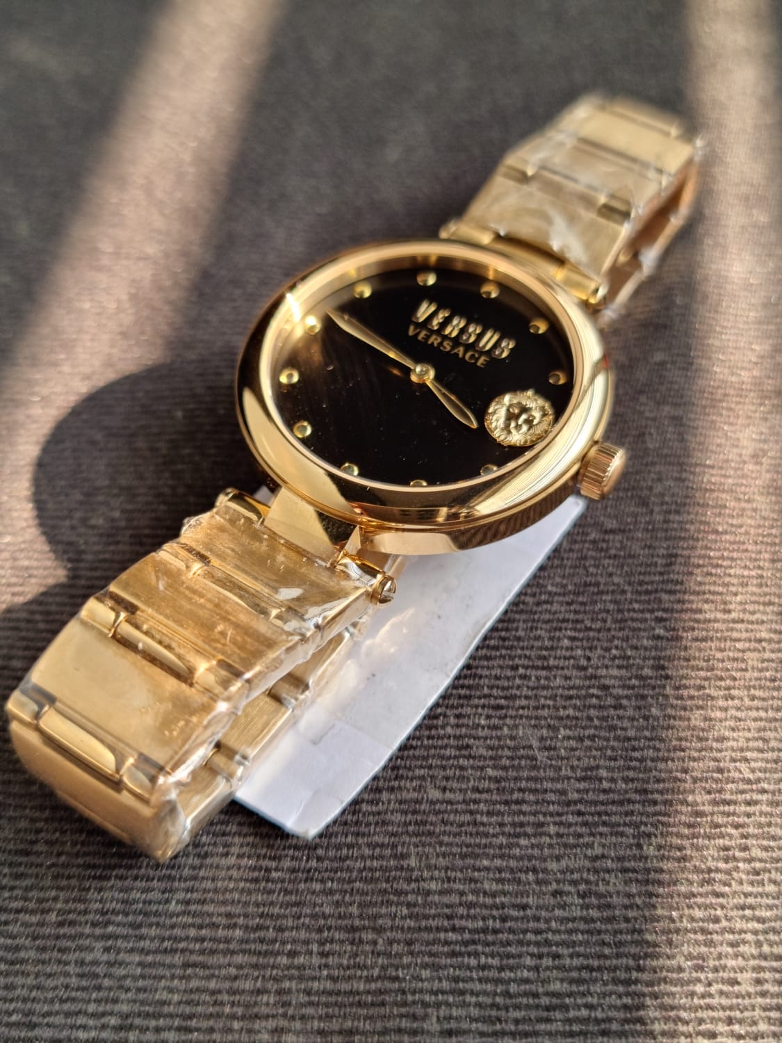 Versus Versace Case material Golden Black dial