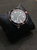 TOMMY HILFIGER Black Dial White Silicone Mens Watch 1790864 (LOT ITEm)