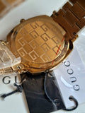 Gucci Unisex Swiss Made Quartz Stainless Steel Gold 38mm Watch YA157409