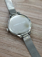 Kenneth Cole Mesh Chain Silver Dial Color White Kc51059001