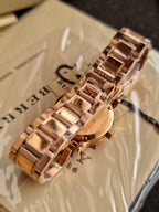 BURBERRY The City Petite Beige Dial Rose Gold-tone Ladies Watch BU9228