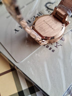 BURBERRY The City Petite Beige Dial Rose Gold-tone Ladies Watch BU9228