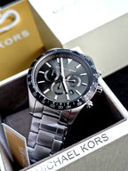 Michael Kors Men’s Quartz Stainless Steel Green Dial 45mm Watch MK8912