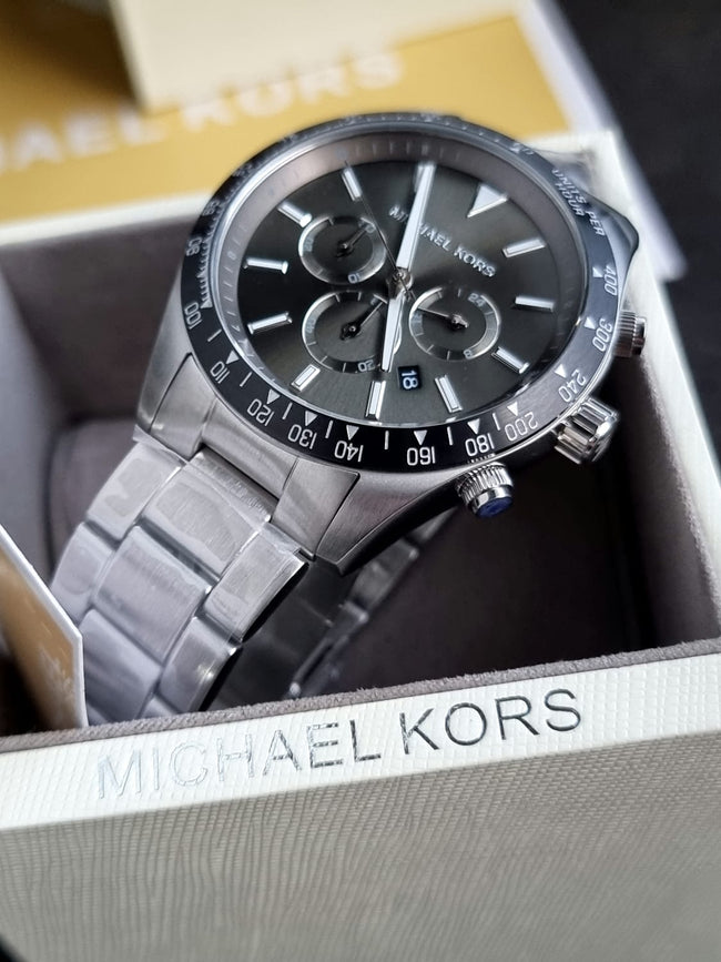 Michael Kors Men’s Quartz Stainless Steel Green Dial 45mm Watch MK8912 Main Image