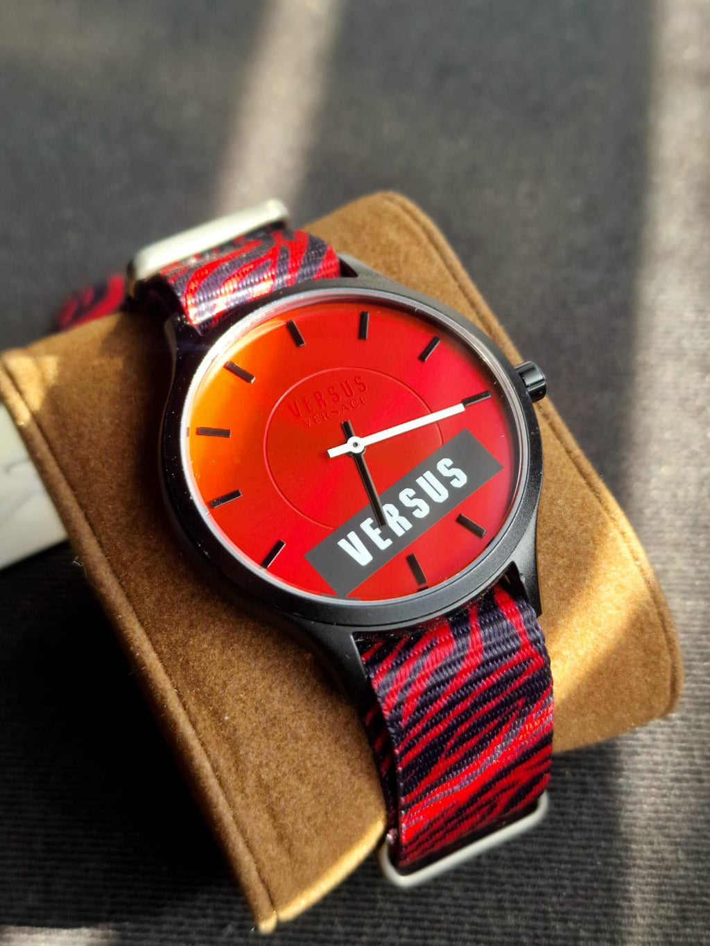 Versus Versace Red Dial 40mm Watch