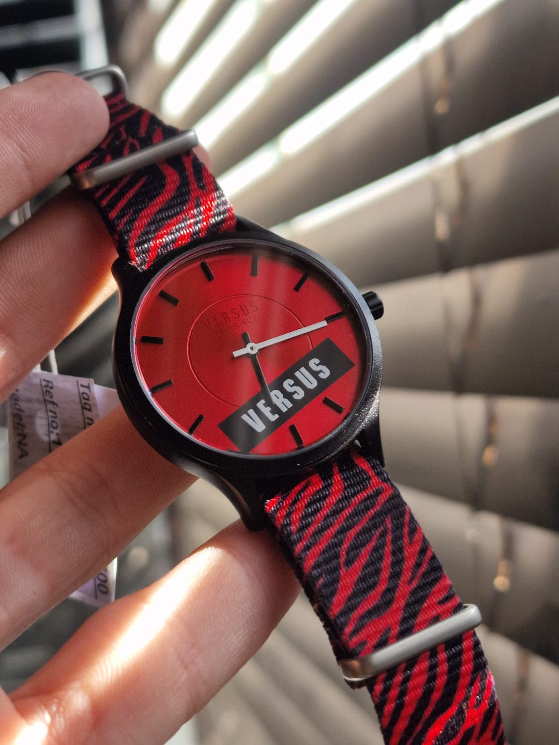 Versus Versace Red Dial 40mm Watch