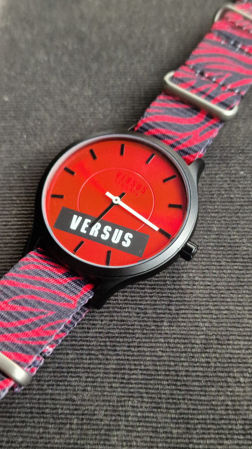 Versus Versace Red Dial 40mm Watch