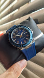 Lorus Sub Brand Of Seiko Gents Watch Blue bezel Blue strap