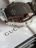 Gucci Analog Display Swiss Quartz Silver Men's Watch(Model:YA101204)
