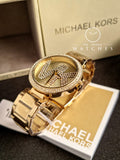 Michael Kors Women’s Quartz Gold Stainless Steel Gold Dial 39mm Watch MK6659