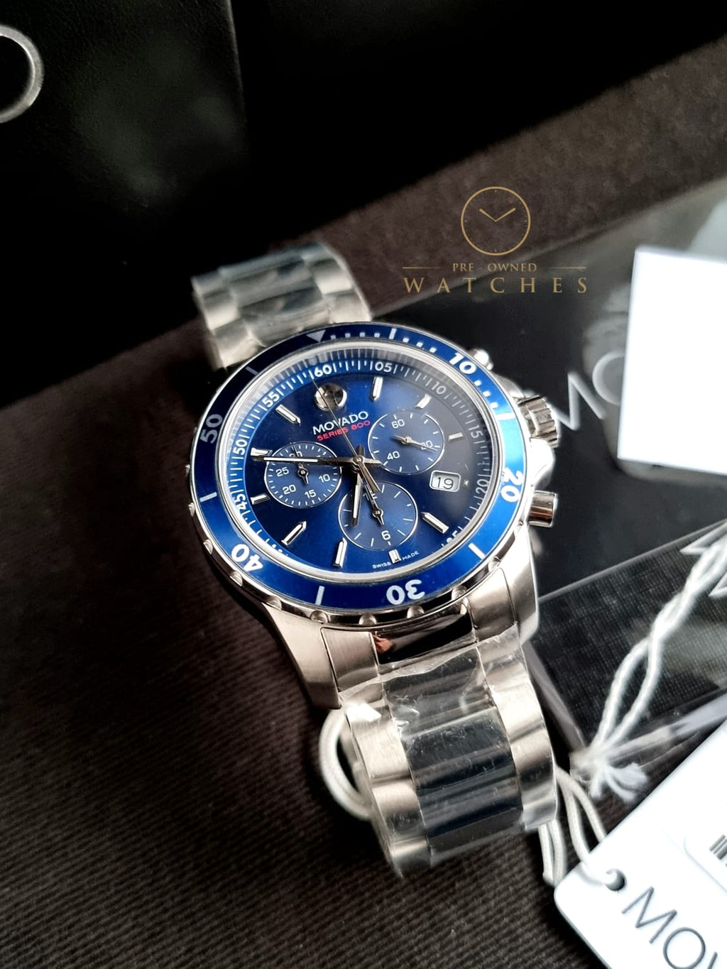 MOVADOSeries 800 Chronograph Blue Dial Men's Watch 2600141