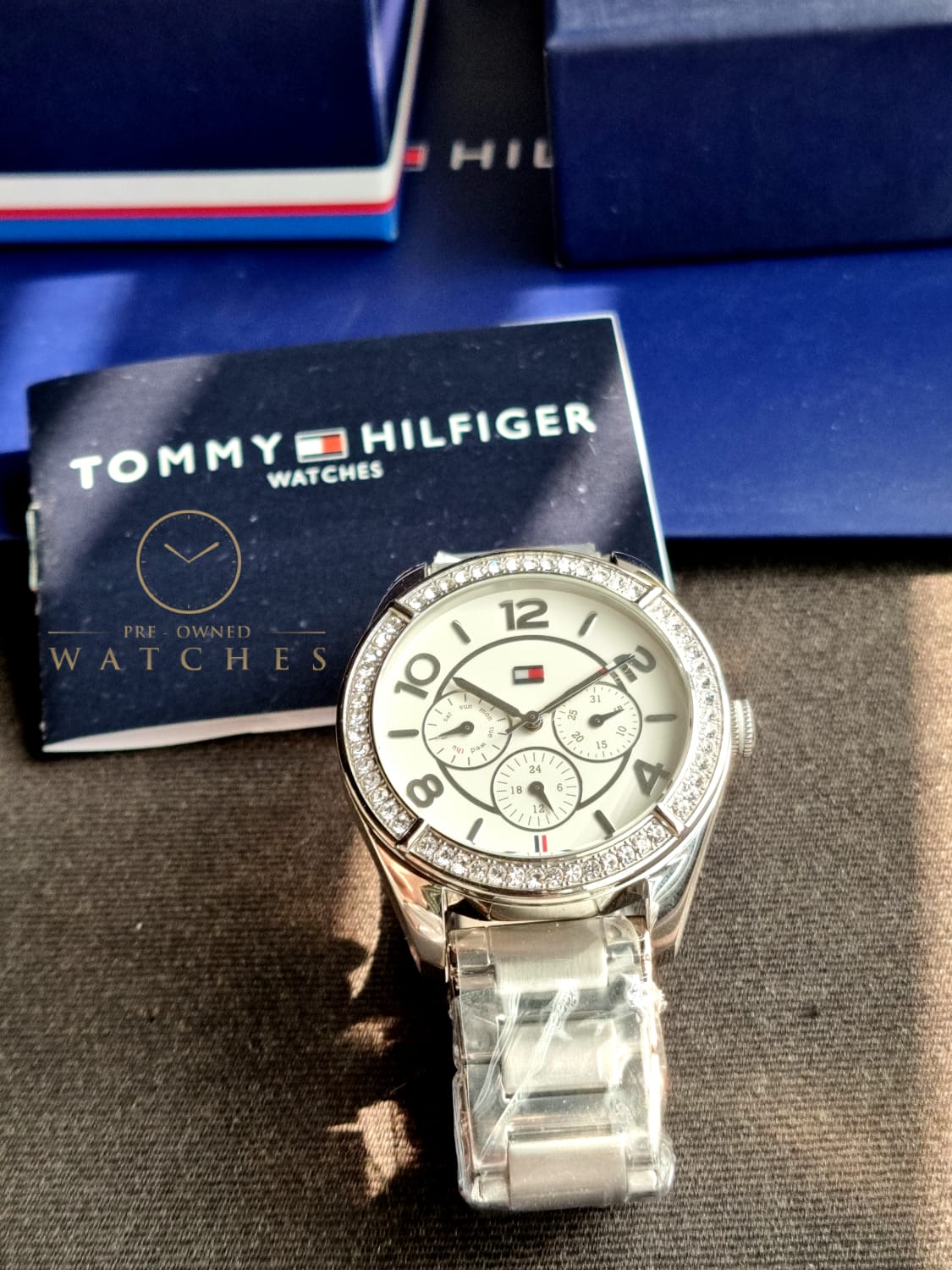 Tommy Hilfiger Women’s Quartz Silver Stainless Steel White Dial 40mm Watch 1781252