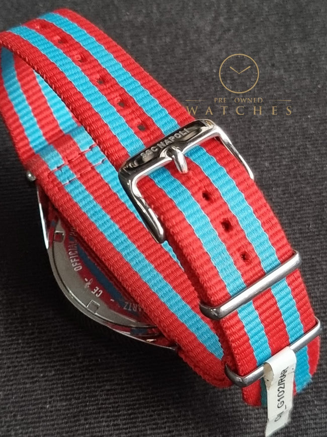 Orologio Uomo SSC NAPOLI CN-G 102/RAR Tessuto Rosso Azzurro Official Product Main Image