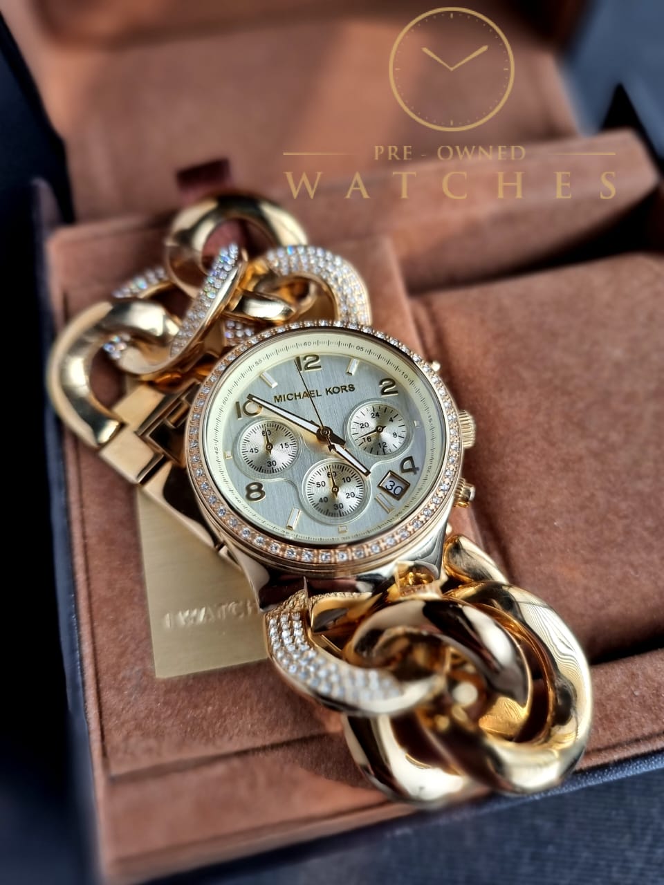Michael Kors Women’s Quartz Stainless Steel Rose Gold Watch MK3247