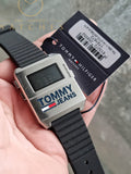 Tommy Hilfiger Men’s Digital Silicone Strap Black Dial 32mm Watch 1791672