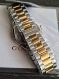 Gucci Women’s Swiss Made Quartz Two-tone Stainless Steel Silver (Bee Motif) Dial 38mm Watch YA1264131