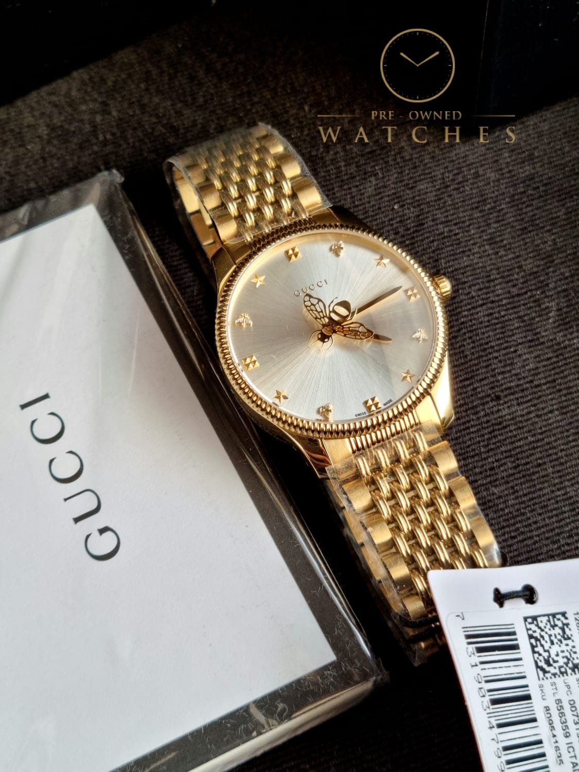 G Timeless Gucci G Watch Ladies GUCCI G-TIMELESS 36MM GOLD PVD
