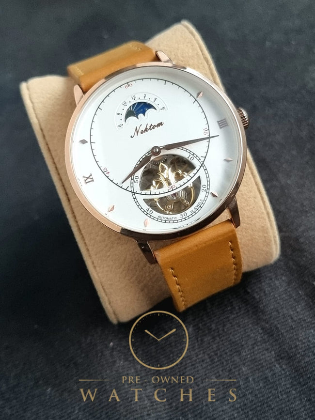 Nektom Skeleton Dial Gent's Watch 42mm Dial Main Image