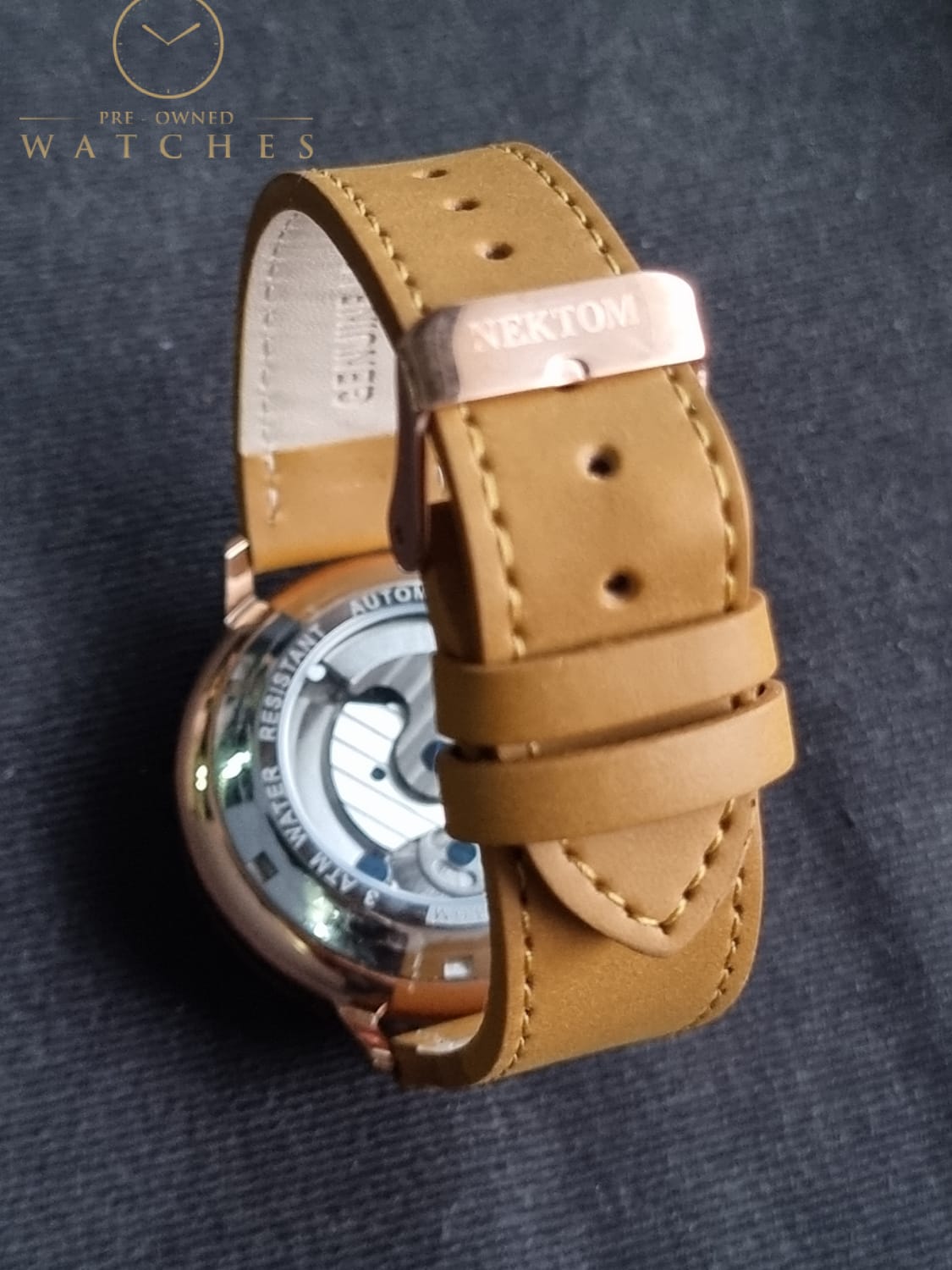Nektom Skeleton Dial Gent's Watch 42mm Dial