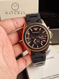 Emporio Armani Sigma Analog Black Dial Men's Watch - AR6066