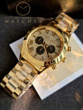 MICHAEL KORS Gold Layton Glitz Watch MK5830